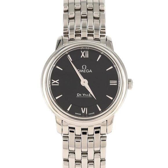 OMEGA Accessories - Omega De Ville Prestige 424.10.27.60.01.001 Stainless Steel Quartz Watch